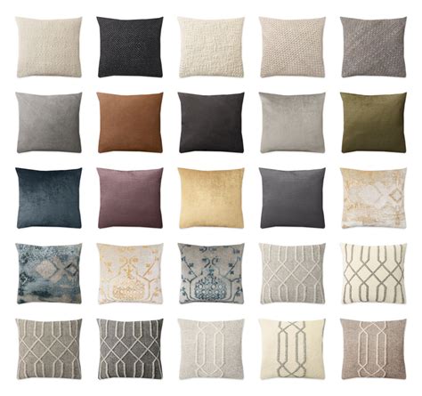 <strong>Tucked Cotton Velvet Pillow Collection</strong>. . Rh pillows